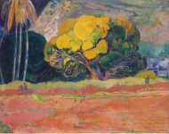 Gauguin Paul Fatata Te Moua At the Foot of a Mountain  - Hermitage